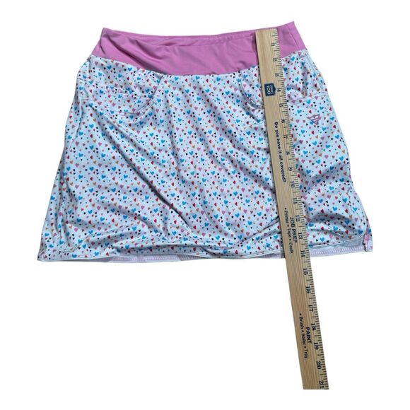 Maelreg Performance Size Small Tennis Golf Skort Pockets Cute Hearts NWT‎ - Picture 11 of 11